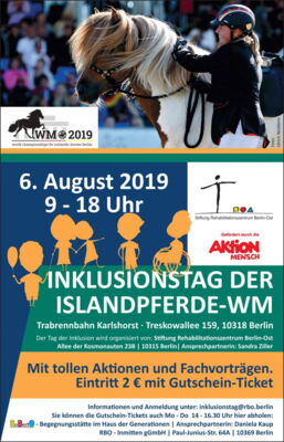 Fachtag-Flyer: Mensch und Pferd – Einheit von Therapie und Sport