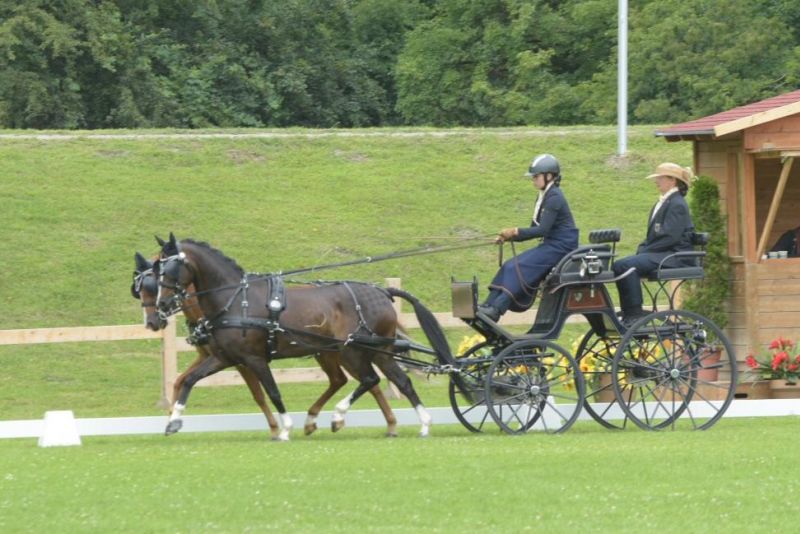 Nea-Renee Bonneß mit Mitternachtsliebe und Diavolo Z | Foto: © Carola Siewke