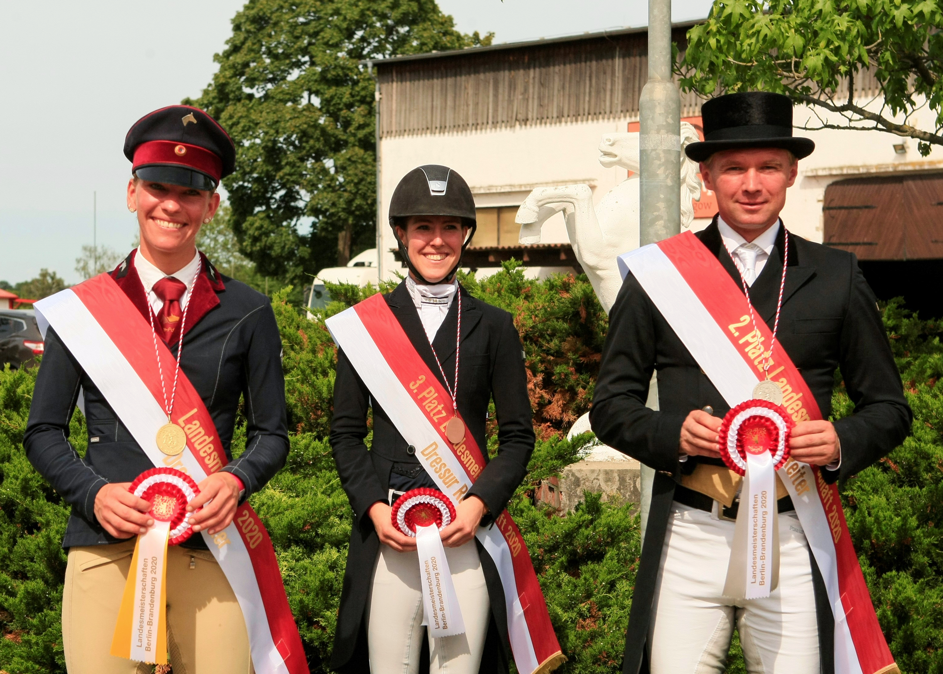 Medaillenträger_innen Dressur-Championat BBG 2020 Children | Foto: Monika Flamm