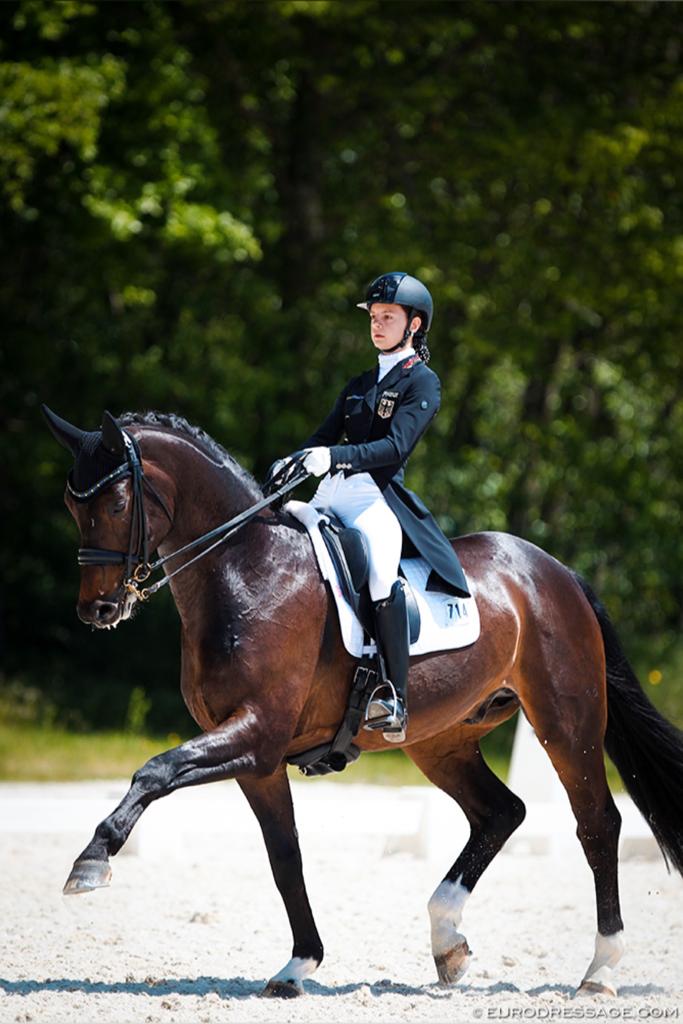 Kelly-Ann Klenk und Nymphenburgs First Choice | © Eurodressage