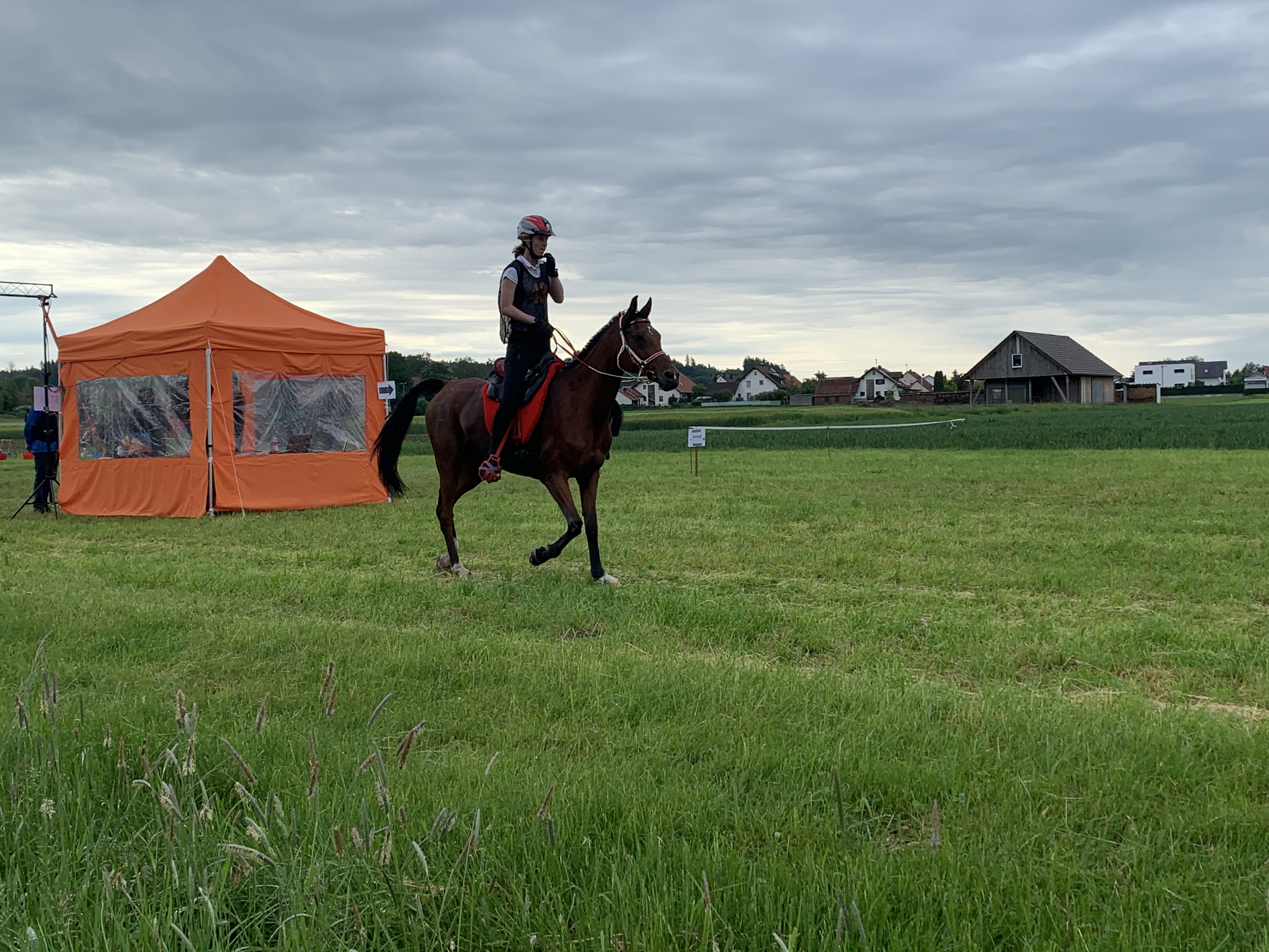 Finnja Röhm mit Saida auf dem Weg auf die nächste Runde | © Maren Röhm