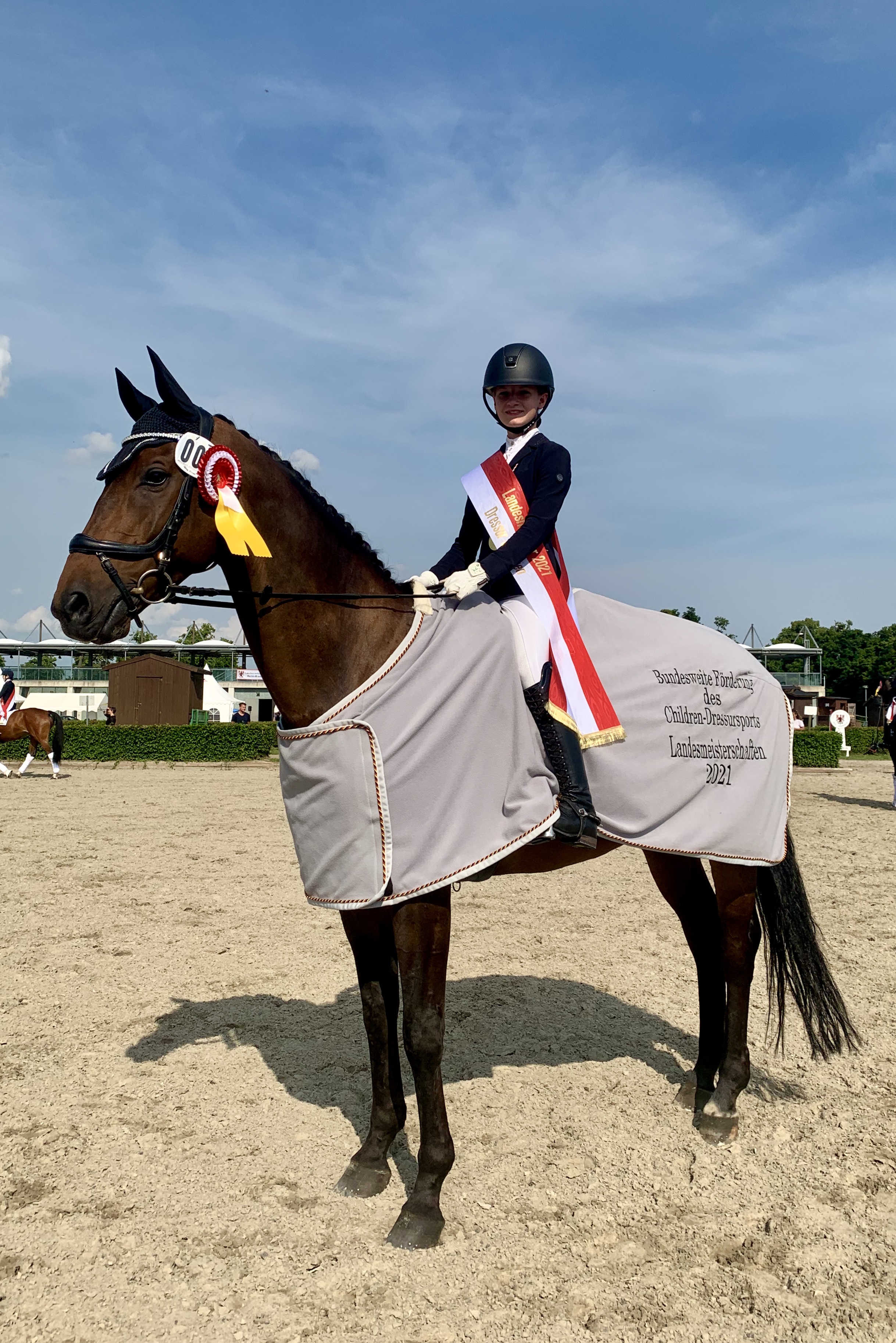Landesmeisterin Dressur Children 2021 Marlene Valasik