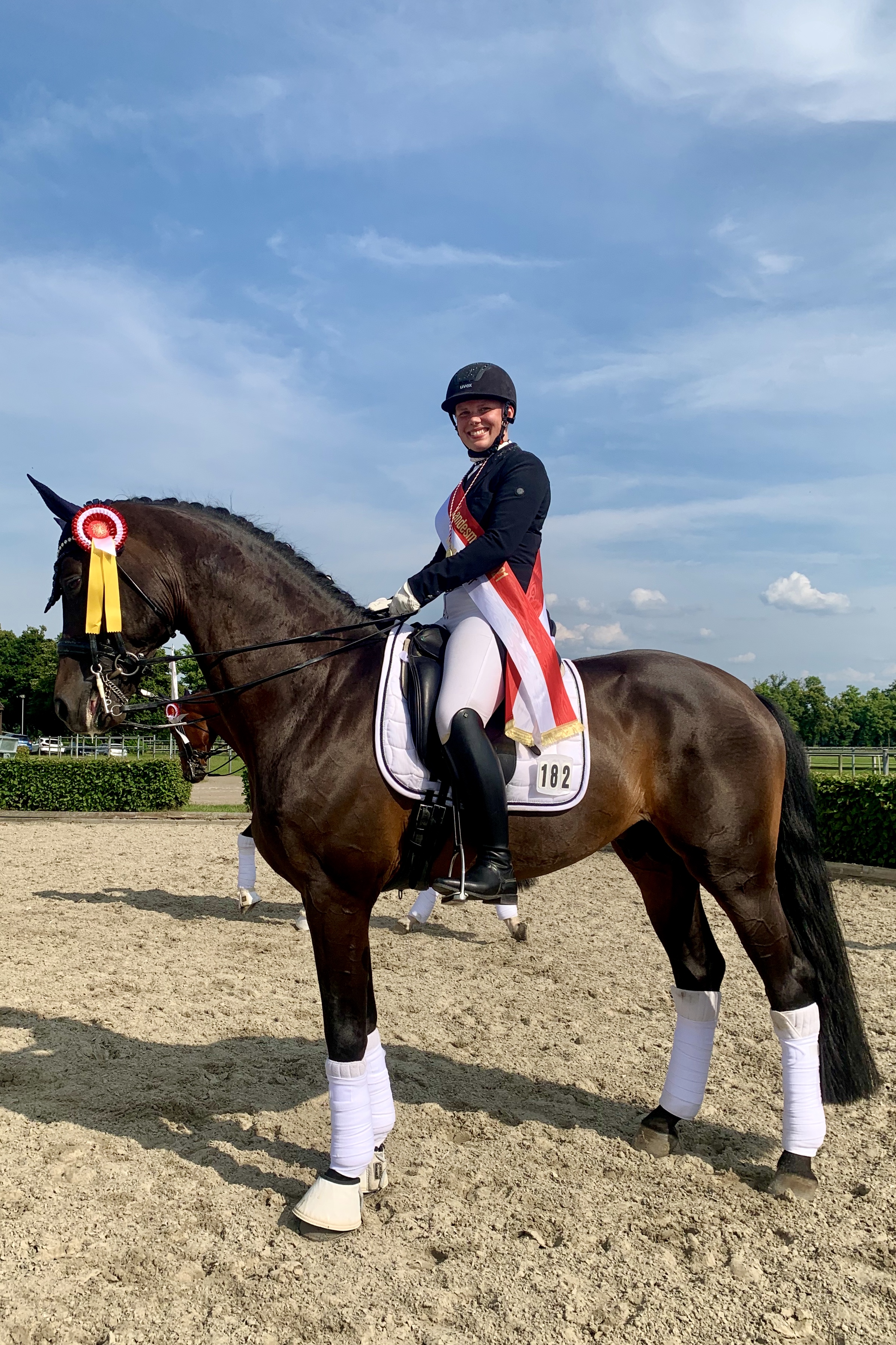 Landesmeisterin Dressur Reiter U22 2021 Pia-Katharina Voigtländer